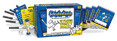 TELESTRATIONS PARTY PACK 12 PLAYERS