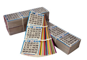 BINGO PAPER CARDS 1000 SHEETS/