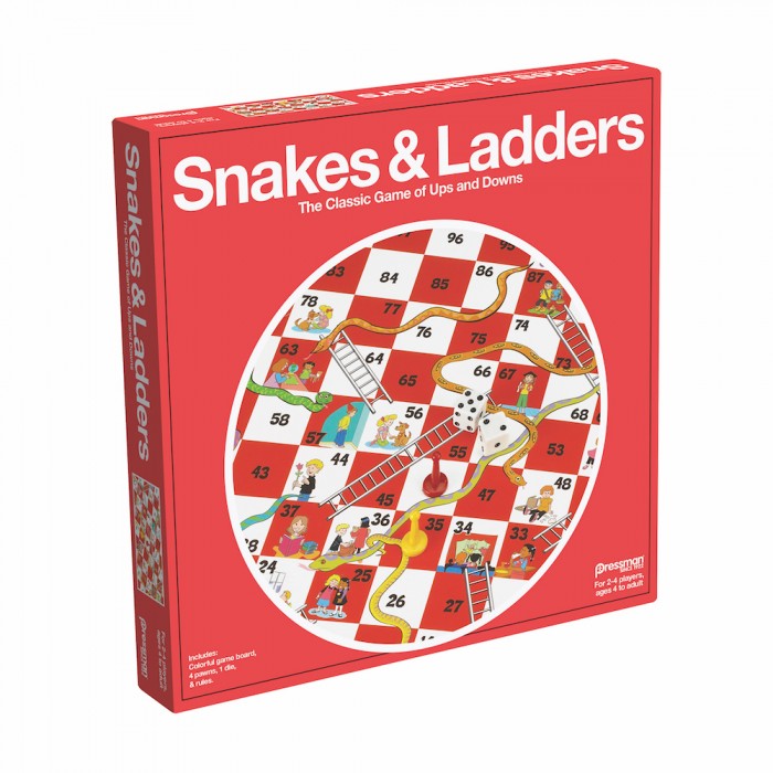 SNAKES & LADDERS (RED BOX)