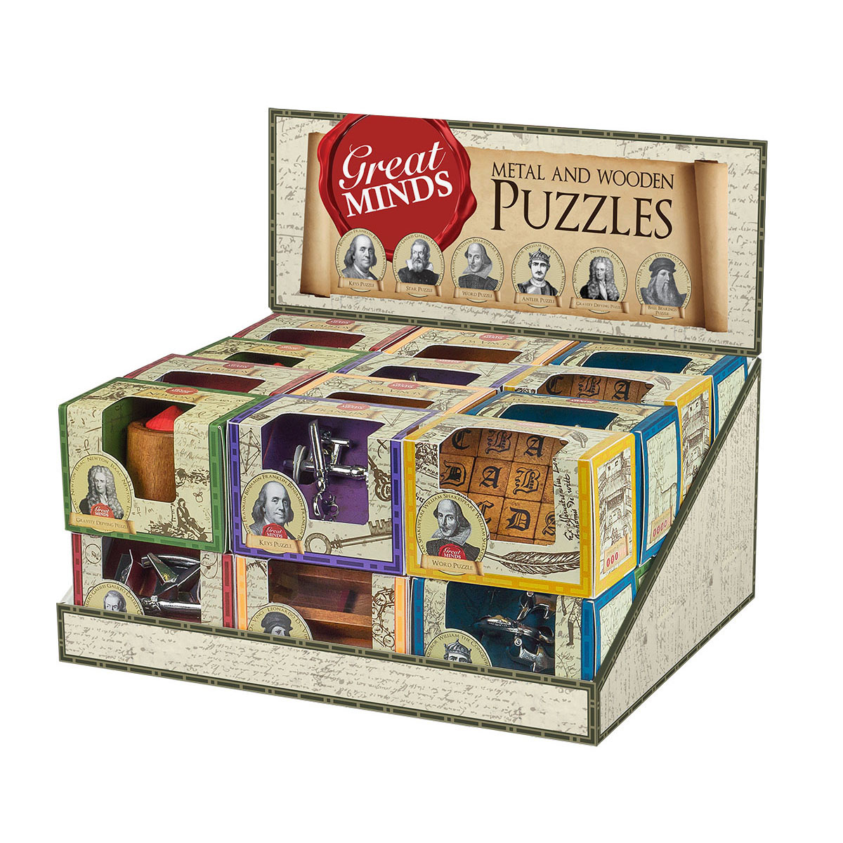 GREAT MINDS WOOD & METAL PUZZLE