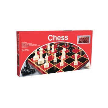 PLASTIC CHESS SET WITH BOARD