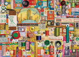 SEWING NOTIONS JIGSAW PUZZLE