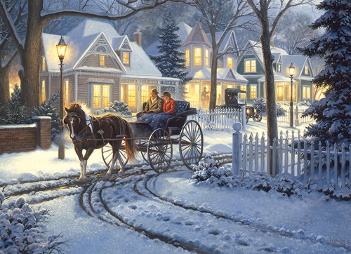 HORSE-DRAWN BUGGY JIGSAW PUZZLE