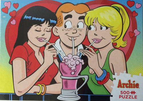 LOVE TRIANGLE 500 PC JIGSAW PUZZLE