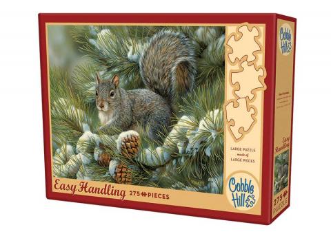 GRAY SQUIRREL JIGSAW PUZZLE