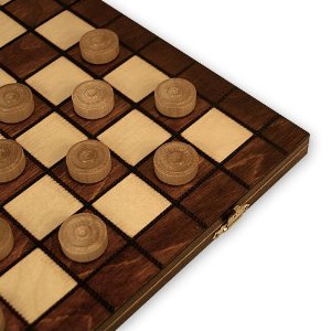 CHECKERS 8 X 8 WOOD (MADE IN P