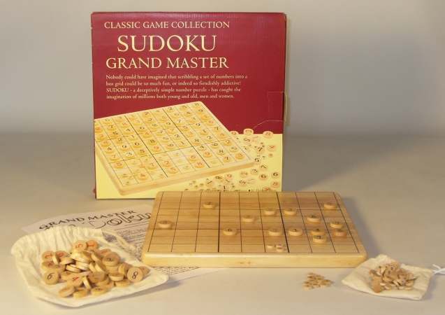 SUDOKU MASTER GAME WOOD