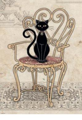 PUZZLE 1000 PCS CATS CHAIR