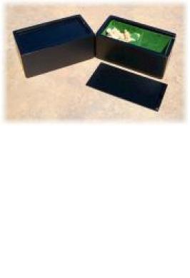 Box 3.25' Black Sliding