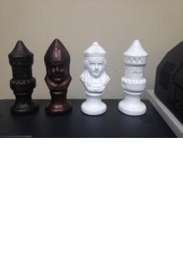 CHESS PIECE PORCELAIN 6"