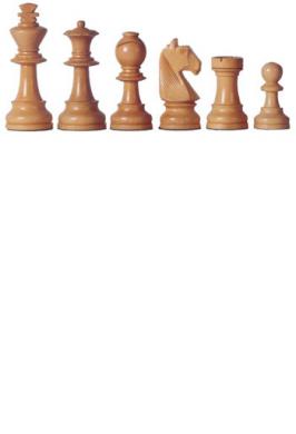 WOOD PIECES 4.25" CLASSIC STAUNTON