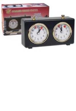 ANALOG PLASTIC CLOCK BLACK