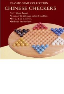 CHINESE CHECKERS WITH MARBLES