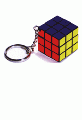 RUBIK'S MINI KEY CHAIN CARD