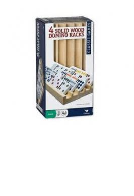 SOLID WOOD DOMINO RACKS (4)