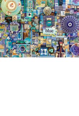 BLUE 1000 PC JIGSAW PUZZLE