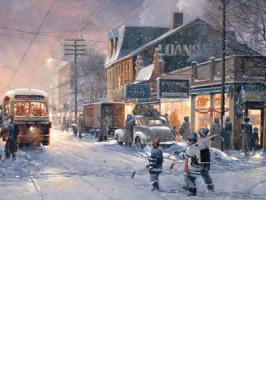 HOCKEY NIGHT 275 PC JIGSAW PUZZLE