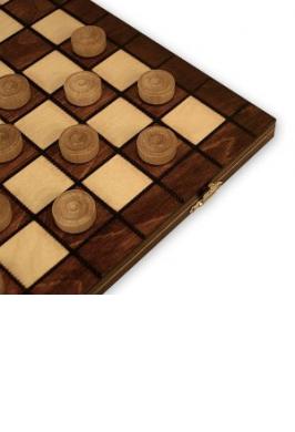 CHECKERS 8 X 8 WOOD (MADE IN P