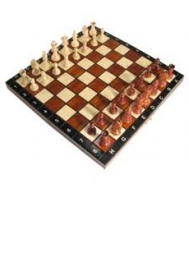 11" FOLD'N MAG. WOOD CHESS POLISH